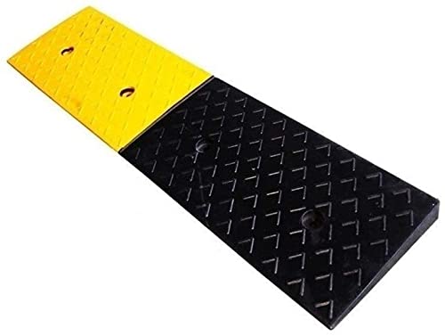 Tapis de pente et rampes de seuil portables en caoutchouc pour marche de 4cm