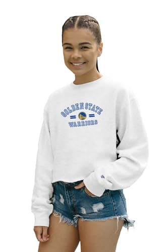 Sudadera cropped NBA blanca Blue 84 cómoda para tus looks universitarios