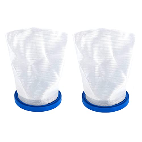 RINMEE Sand & Silt Filter Bag, Compatible with Pool Blaster Max, Catfish Ultra, iVac 250, iVAC C2, Volt FX-4 and Jacuzzi JPV200 Handheld Pool Vacuums, P30X022SS / PBW022SS(2 Pack)
