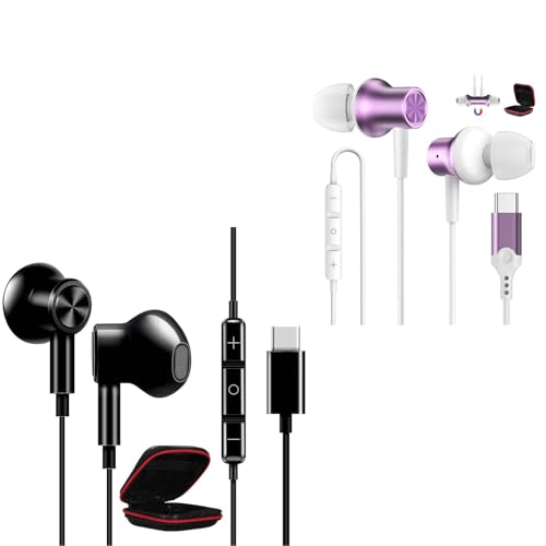 Écouteurs USB C magnétiques de haute qualité audio pour iPhone 15, Samsung S24 et Pixel 9