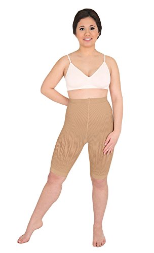 Bermuda Solidea Silver Wave Strong short micro-massant à compression graduée