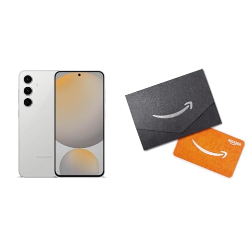 Image of Samsung Galaxy S24 FE AI Cell Phone + $100 Amazon Gift Card, 128GB Unlocked Android Smartphone, High-Res 50MP Camera, Long Battery Life, Premium Processor, Large Screen, US Version, 2024, Gray