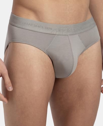 Image of Jockey IC24 Men Tencel Micro Modal Cotton Elastane Stretch Solid Brief with Natural StayFresh Properties