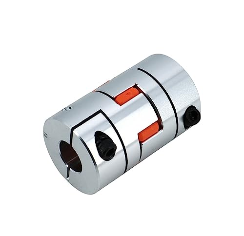 Rigid Coupling,Stainless Steel Rigid Coupling 1pcs D30L35 Coupler CNC Aluminium Plum Flexible Shaft Coupling Stepper Motor Connector(6.35x8)