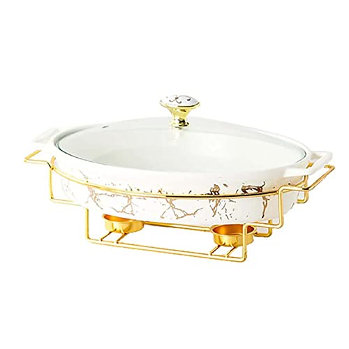 Chauffe-plat céramique 1,3L : finissez-en avec les repas froids lors de vos fêtes et banquets