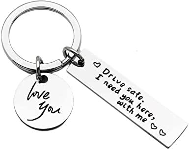 Drive Safe Keychain Gifts For Dad Husband Boyfriend On Father's day Thanksgiving Valentine’s Day Anniversary Birthday-image-41