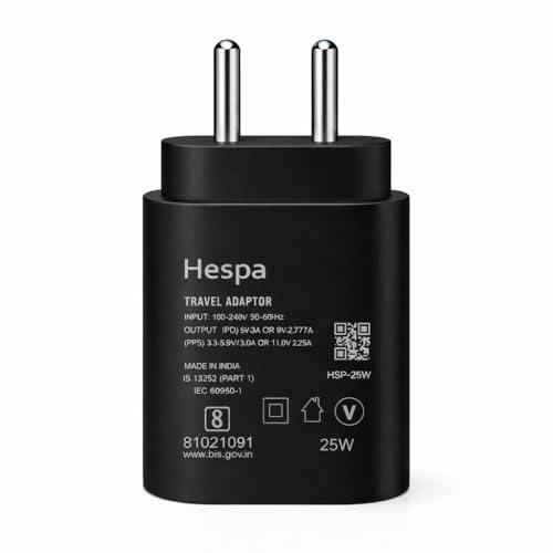 Image of 25W PD 3.0 USB-C Fast Charger Adapter | Compatible with Samsung Galaxy M17, M07, F36, M35, M06, A55, M16, F05, F55, S25, S24, S23, Z Fold /Flip 7 /6 /5, Tab | Type-C PD Charging Adaptor, by HESPA