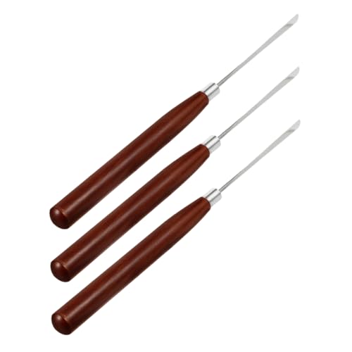 PLAFOPE 3pcs Nail Art Stirring Stick Set Manicure Tools for Diy Nails Acrylic Powder Mixing Spatula Japanese Design