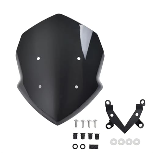 Déflecteur de vent Z125 réduit la fatigue pour bulle moto noir