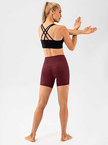 Lavento Women's Strappy Sports Bra Medium Support Workout Training Top3