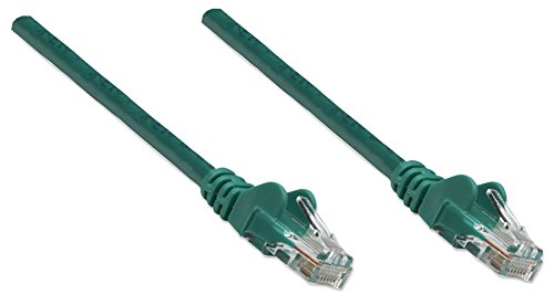 Cable de red UTP Cat-6 3 pies verde Manhattan miniatura 2