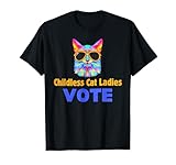 Childless Cat Ladies Vote Blue T-Shirt
