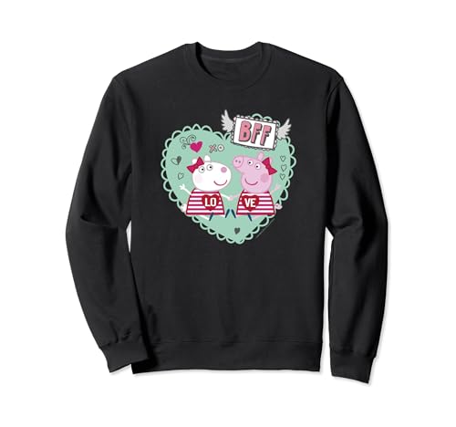 Sweat Peppa Pig Valentin cadeau d'amitié pour enfant