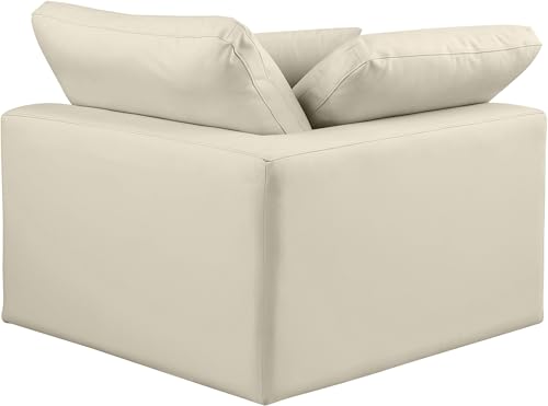 Sillón Esquinero Cremoso Piel Vegana miniatura 3