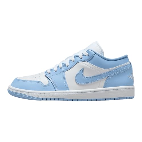 Air Jordan 1 Low Women's Shoes (DC0774-142, White/Aluminum)