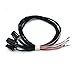 VXAOHONG Fil de câble de câble de la Porte de la Porte de Voiture Ajuster for VW Passat B6 B7 CC Jetta Golf 5 Mk5 6 mk6 7 mk7 Tiguan SIÈGE Alhambra 3AD 947 411 (Emitting Color : Cable)