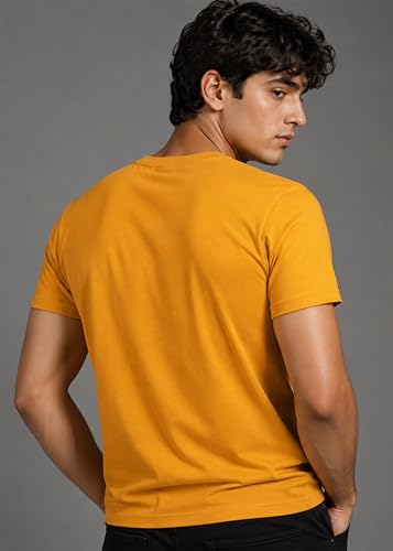 Image of London Hills T Shirt For Man | Men Round Neck Tshirts | Tshirt Shirts Men | Gym T Shirts For mens Workout | T-shirts For Man Cotton Stylish Round Neck T Shirt Half Sleeve Regular Fit Solid Multicolour