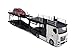 BBURAGO - Truck mit Auto Realistischer Truck mit Auto im Maßstab 1:43 (zufällige Auswahl aus den verfügbaren Modellen), offizielle Lizenz, empfohlenes Alter 3+ Jahre