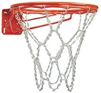 Front Mount Double-Rim Basketball Goal, Orange