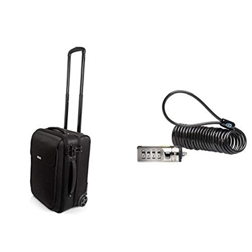 Kensington SecureTrek Lockable Anti-Theft 17-Inch Laptop Roller & Kensington Portable Combination Lock