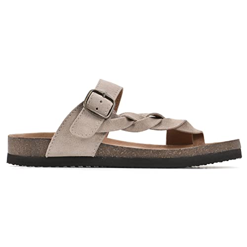 Image of WHITE MOUNTAIN Women's Crawford Signature Comfort Molded Footbed Braided Sandal