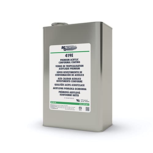 MG Chemicals 419E Premium Acrylic Conformal Coating - UL 746E Recognized, 1 Gallon Liquid