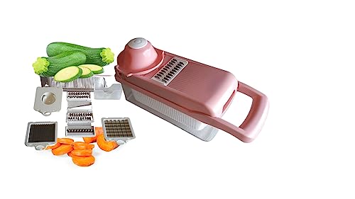 Célibstore-Mandoline de Cuisine (rose)- Coupe Légumes Multifonctions - Mandoline 12