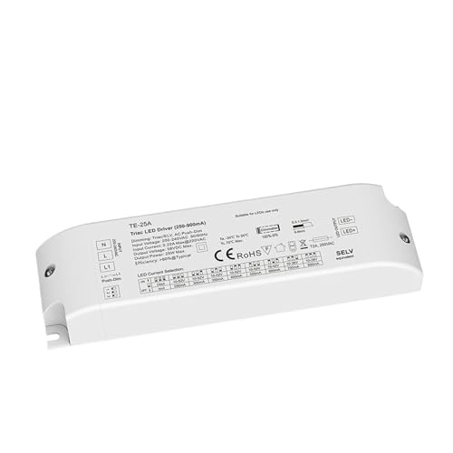 Driver LED triac 25W pour résoudre les clignotements des ampoules variables 230V