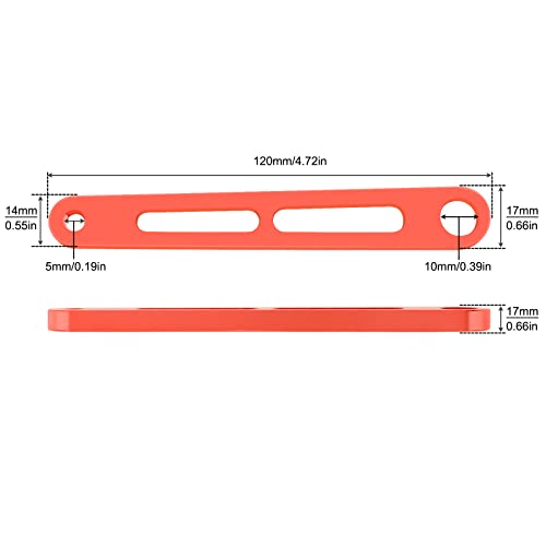 Windance 2Pcs Headlight Mounting Bracket , Modification Front Fork Extension For Motorcycle Dirt Bike Scooter (2Pcs-Orange) #TOP1