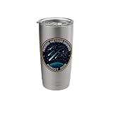 Perseid Meteor Shower August 2026 Mission Patch Stainless Steel Insulated Tumbler