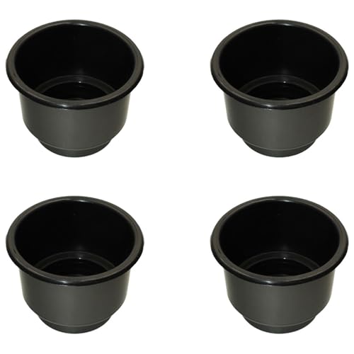 Portavasos plástico negro jumbo universal 4 unidades miniatura 2