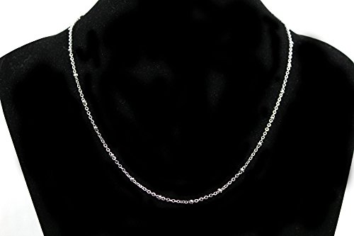 12 Pcs Stainless Steel Satellite Chains Beaded Cable Chains Necklace Bulk For Jewelry Making (30 Inch(2Mm)) #TOP3