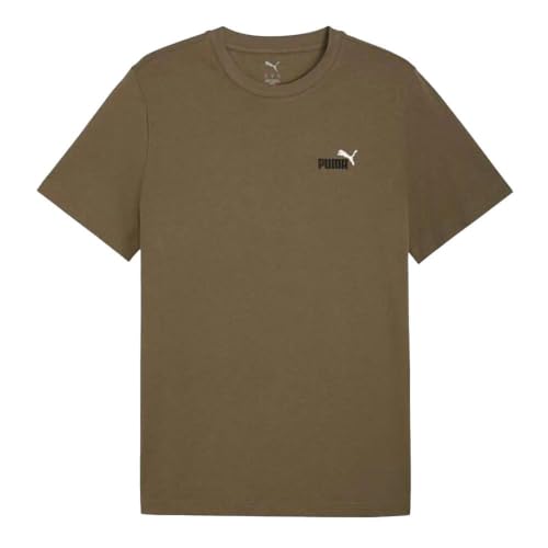 PUMA Ess 2 Colore Piccolo No. 1 Logo Tee Verde Loden