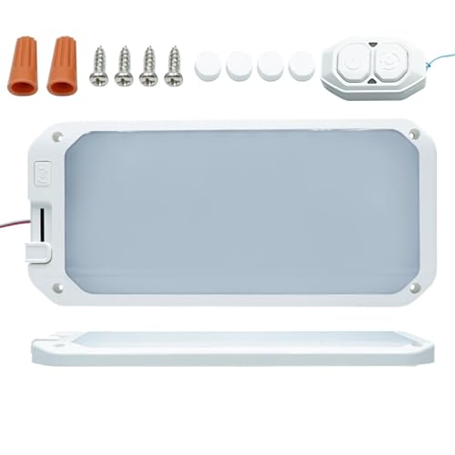 Lumière intérieure RV à LED réglable et plafonnier trois couleurs pour caravane