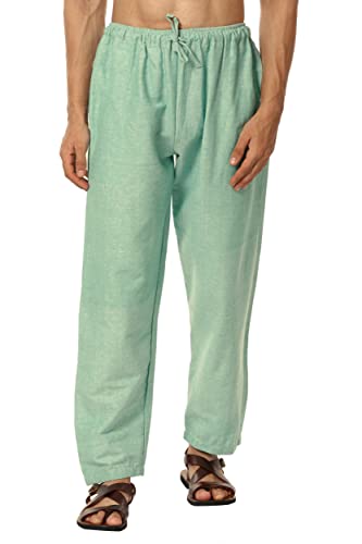 Image of Aatman One Size Men's Eco-Friendly Cotton Pyjama | Fits Waist Size 28 to 36 Inches