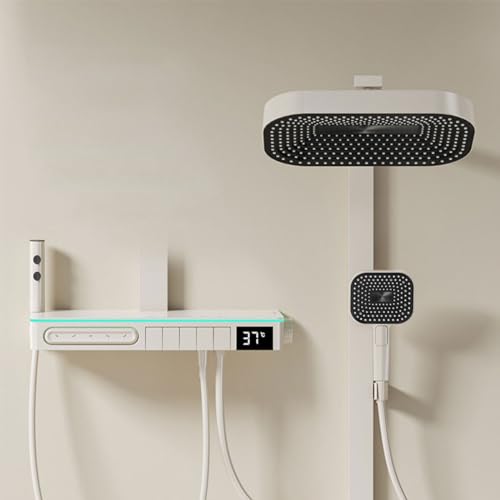Douche thermostatique à touches piano pour stopper les variations d'eau et le calcaire - 2