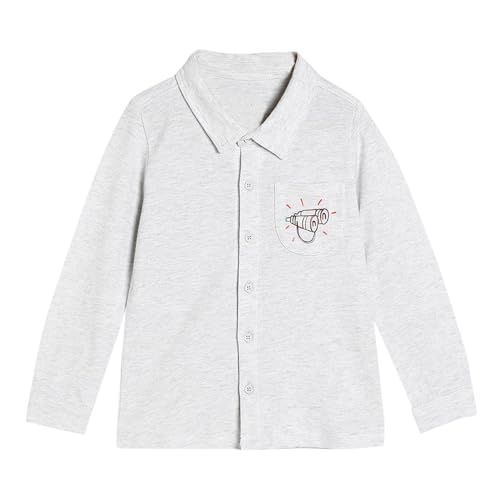 Image of Hopscotch Boys Graphic Printed Slim Fit Shirts