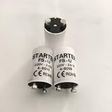 wilcractk 6 Stück Starter 4-65W, Starter Leuchtstoffröhre, Kompatibel mit...