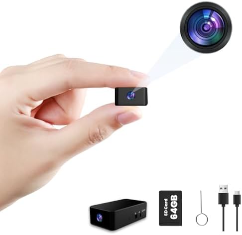 cyi Mini Tragbar Videokamera 2.4G WiFi, Kleine Kamera HD 1080P mit Bewegungserkennung, Klein Kabellos Videorekorder mit Loop Aufzeichnung & Cloud-Speicher Ideal für Garagen, Büros, Lagerhallen usw cyi Mini Tragbar Videokamera 2.4G WiFi, Kleine Kamera HD 1080P mit Bewegungserkennung, Klein Kabellos Videorekorder mit Loop Aufzeichnung & Cloud-Speicher Ideal für Garagen, Büros, Lagerhallen usw