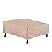Modern Leisure 2928 Chalet Patio Coffee Table/Ottoman, Outdoor Cover (48 L x 25 D x 18 H inches) Water-Resistant, Khaki/Fossil