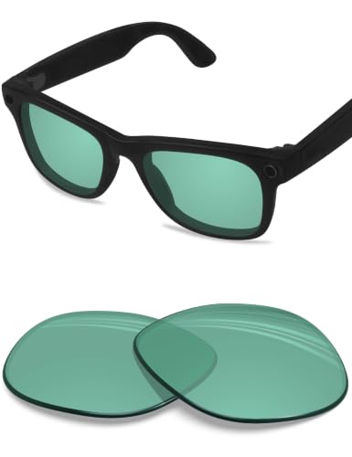 Image of BLAZERBUCK Photochromic Replacement Lenses Compatible with Ray-Ban Meta Wayfarer RW4008 | RW4012 (Gen 2) 53mm Smart Glasses