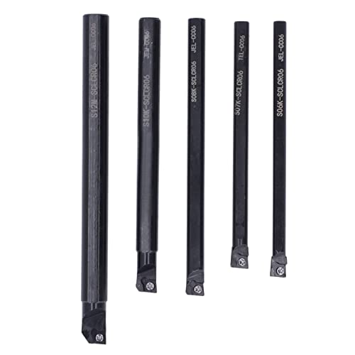 Set de 5 porta herramientas para torno de acero rápido miniatura 2