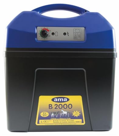 Elettrificatore Ama B2000 a batteria 12/9V per recinti elettrici