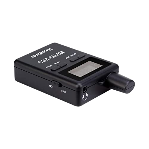 Retekess TT109 Sistema de Guia Turística Inalámbrico, Sistema de Traducción para Iglesia, Interpretación, Entrenamiento, Corte, Largo Alcance, 2.4GHz, Sonido Claro, 1 Transmisor y 10 Receptores miniatura 4
