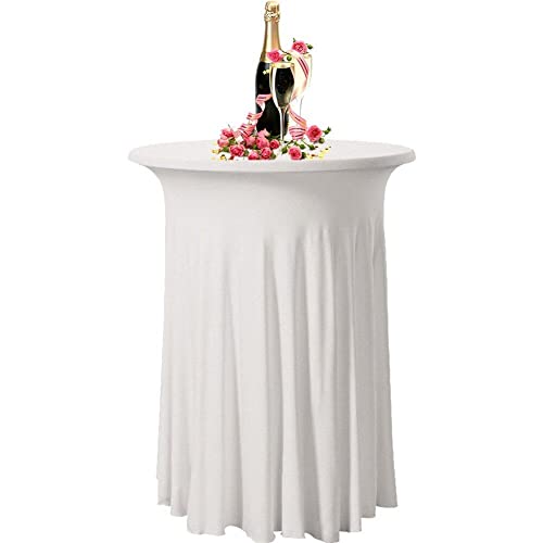 Table ronde nappe extensible sans pli avec jupe robe élastique - 2
