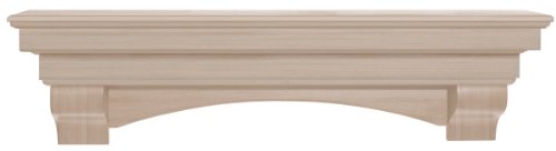 Pearl Mantels 495-48 The Auburn Mantel Shelf, 48 Inch, Unfinished #TOP19