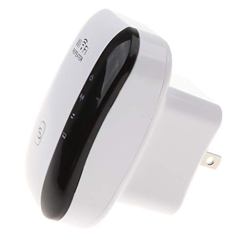 WiFi Repeater, Range Extender, 2.4G Network with Integrated Antennas LAN Port, 300Mbps Wireless