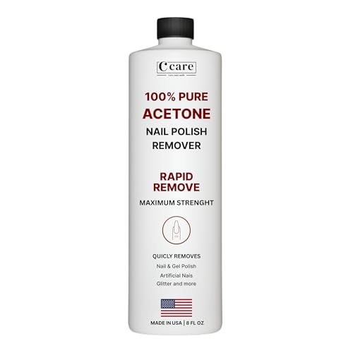 100% Pure Acetone Nail Polish Remover | Professional Quality |