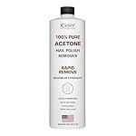 100% Pure Acetone Nail Polish Remover | Professional Quality | Easy To Use | Rapidly Removes Natural, Gel, Acrylic, shellac, and Glitter Nails | 8 Fl oz