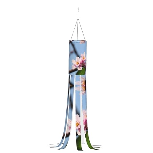 Manche à air motif fleur de prunier pour Halloween, Noël, décoration pour jardin, rue, aire de jeux